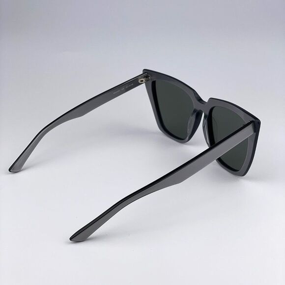 Balenciaga BB0046S 006 Sunglasses Silver Gray Shiny Mirrored Cat Eye Women main image 8